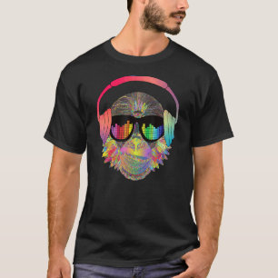Camiseta Duros Do Techno Monkey Rave DJ Music Eletro Festiv