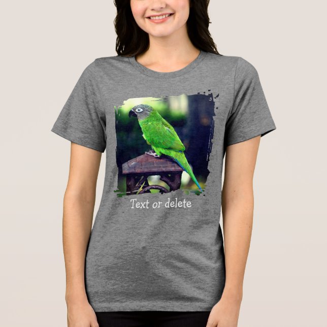 Camiseta Dusky Headed Conure Parrot Personalized (Frente)