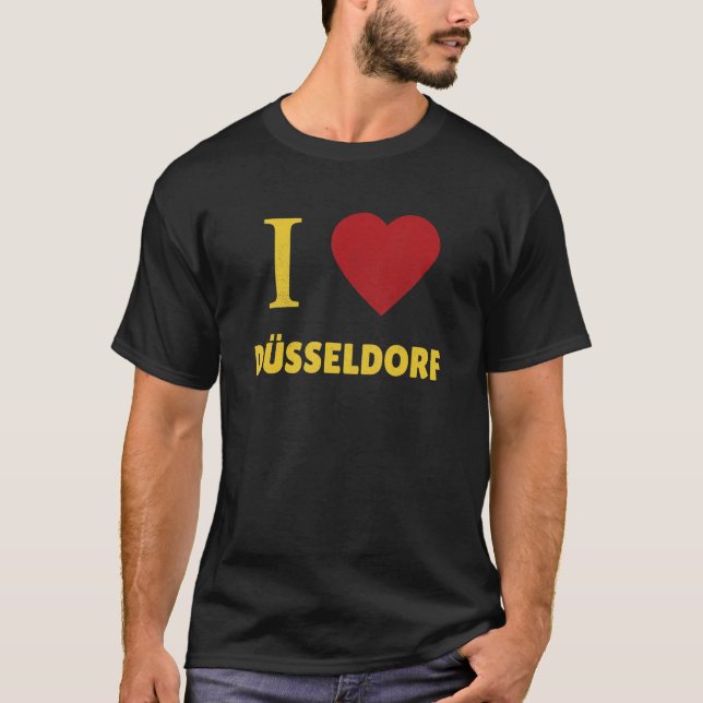 Camiseta Dusseldorf Dialect Rhine Westphalia Germany Souven (Frente)