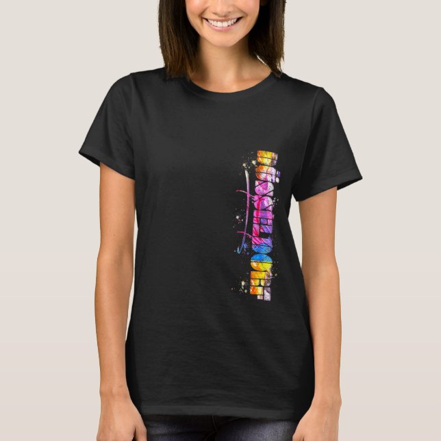 Camiseta Düsseldorf - Letra Watercolor Düsseldorf (Frente)