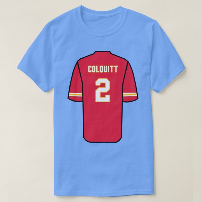 Camiseta Dustin Colquitt Jersey (Frente do Design)
