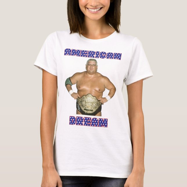 Camiseta Dusty Rhodes T-ShirtDusty Rhodes The American Drea (Frente)
