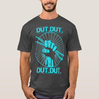 Camiseta Dut Marching Banda Drum line Novelty Músico