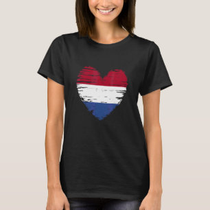 Camiseta Dutch Heart Flag Dutch Pride