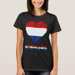 Camiseta Dutch Heart Pride Dutch Flag Hol