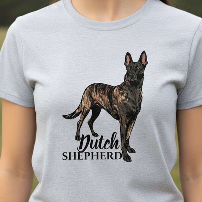 Camiseta Dutch Shepherd -Hollandse Herdershond (Criador carregado)