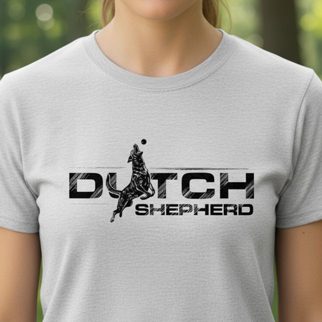 Camiseta Dutch Shepherd -Hollandse Herdershond (Criador carregado)