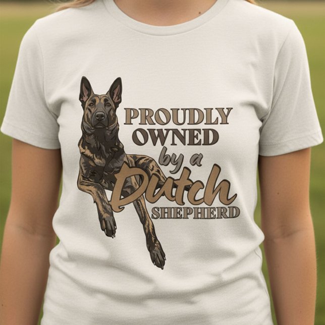 Camiseta Dutch Shepherd -Hollandse Herdershond (Criador carregado)