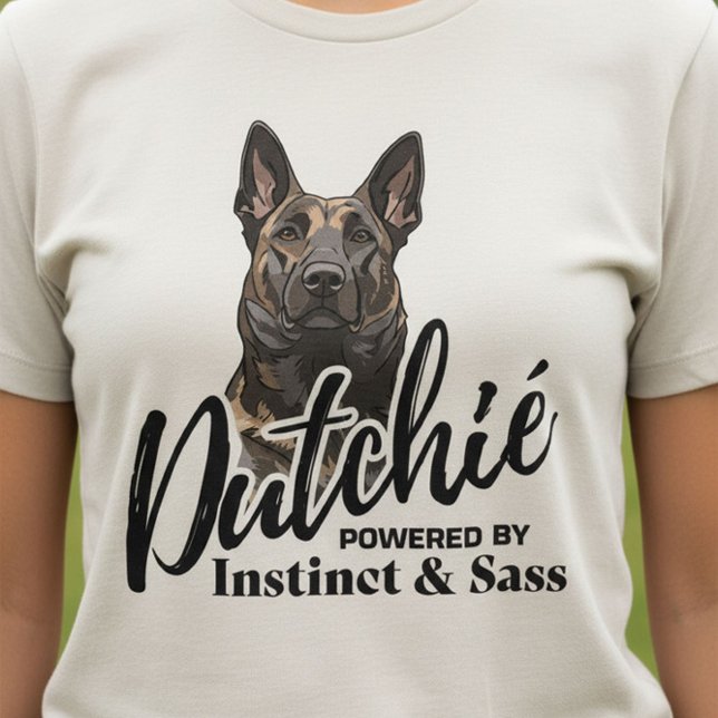 Camiseta Dutch Shepherd -Hollandse Herdershond (Criador carregado)