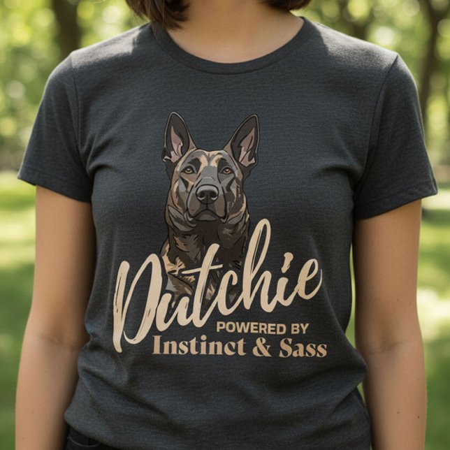 Camiseta Dutch Shepherd -Hollandse Herdershond (Criador carregado)