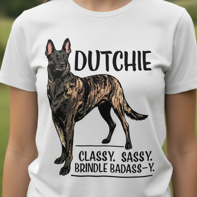 Camiseta Dutch Shepherd -Hollandse Herdershond (Criador carregado)