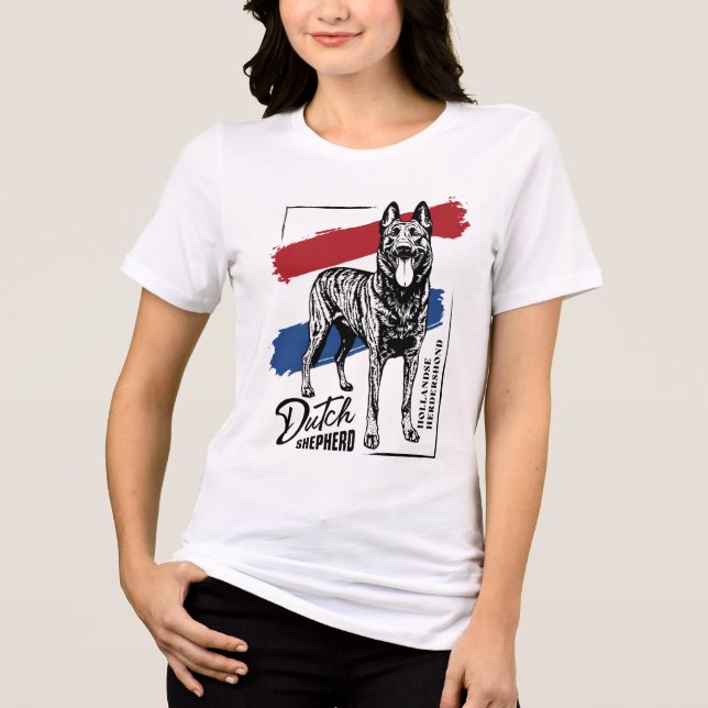 Camiseta Dutch Shepherd -Hollandse Herdershond (Frente)