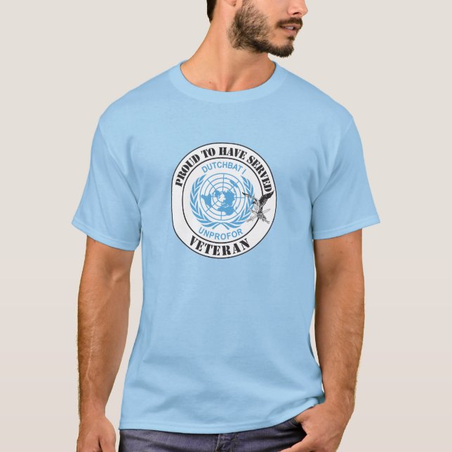 Camiseta Dutchbat 1 UNPROFOR Veteraan (Frente)