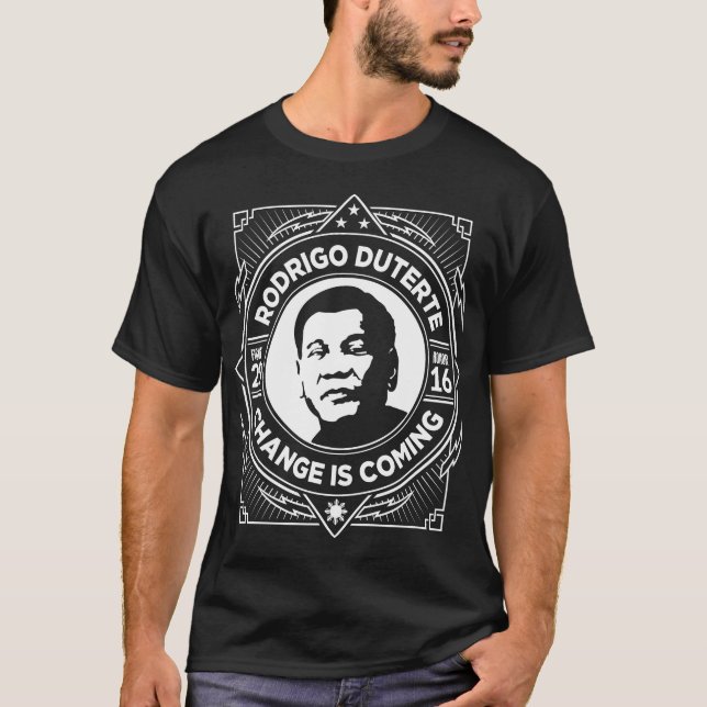 Camiseta Duterte para o presidente (Frente)
