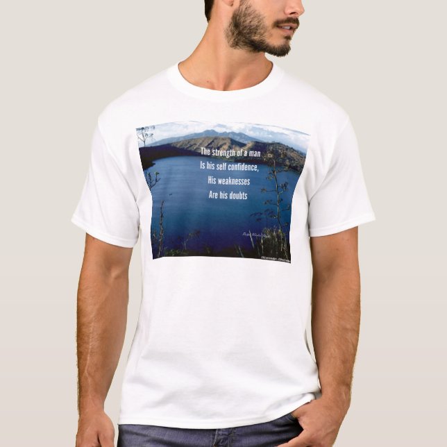 Camiseta Dúvida e autoconfiança (Frente)