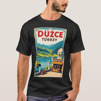 Camiseta Duzce Turquia Viagens Turísticas Vintage
