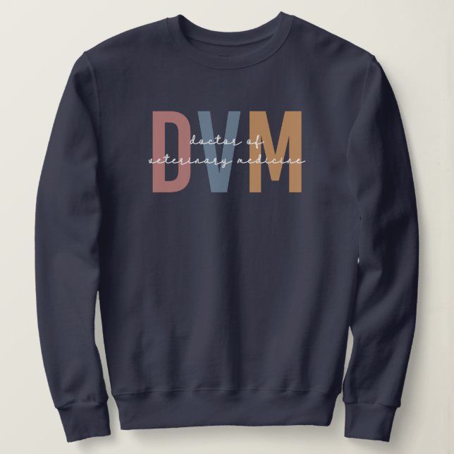 Camiseta DVM Doutorado em Medicina Veterinária (Frente do Design)