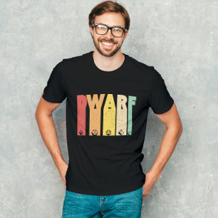 Camiseta Dwarf Dungeon Fantasy Role interpretando Grunge T-