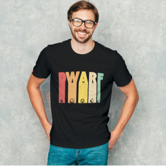 Camiseta Dwarf Dungeon Fantasy Role interpretando Grunge T-