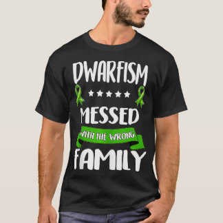 Camiseta Dwarfism Awareness Little People Related Green Rib