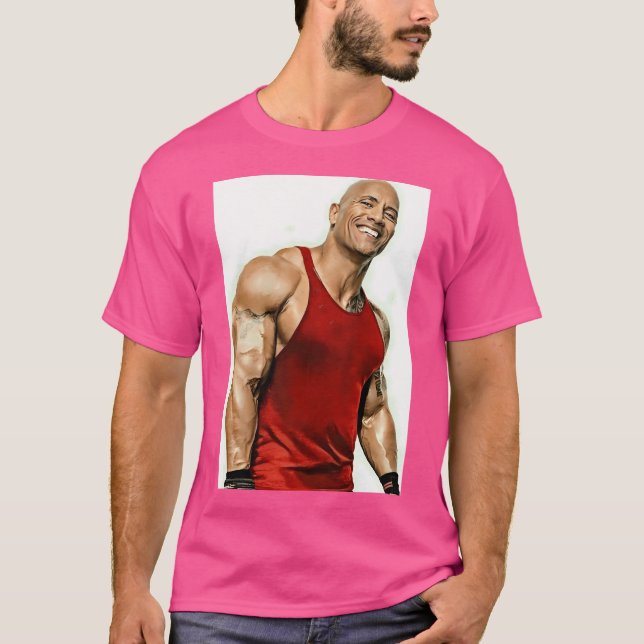 Camiseta Dwayne Johnson (Frente)