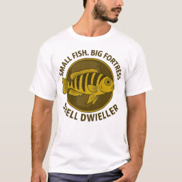 Camiseta Dweller Shell - Peixe Pequeno. Grandes Fortalezas.