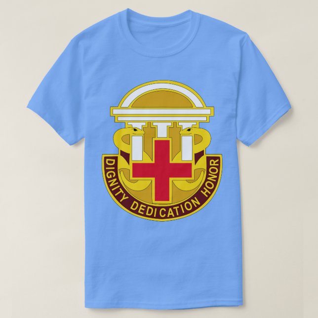 Camiseta Dwight D Eisenhower Medical Center com dois textos (Frente do Design)