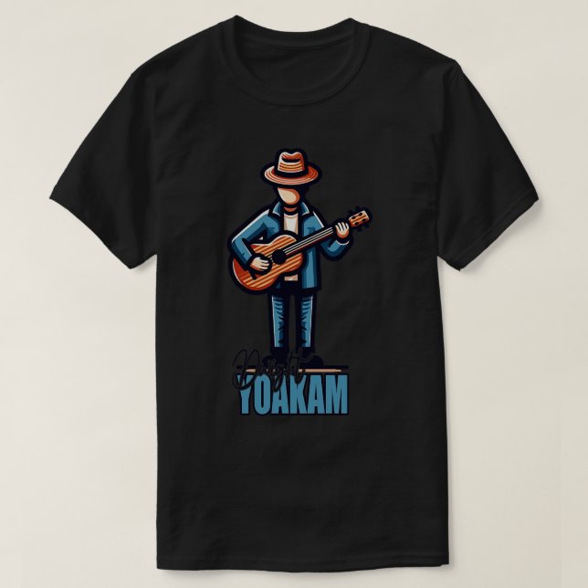 Camiseta Dwight Yoakam Fan Art (Frente do Design)