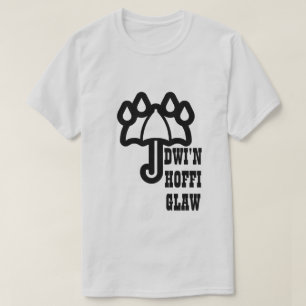 Camiseta Dwi'n hoffi glaw Eu gosto de chuva