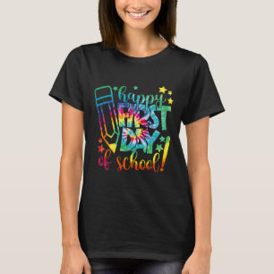 Camiseta Dye Happy First Day School Back To School Teach