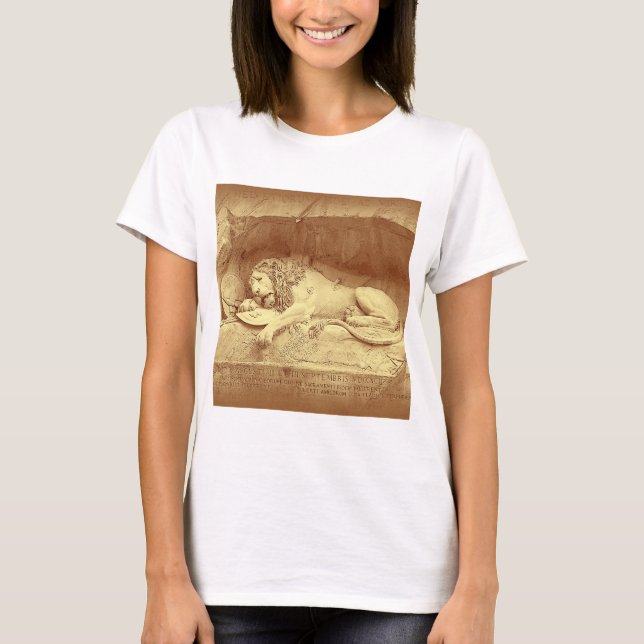 Camiseta Dying Lion of Luzern - Löwendenkmal (Frente)