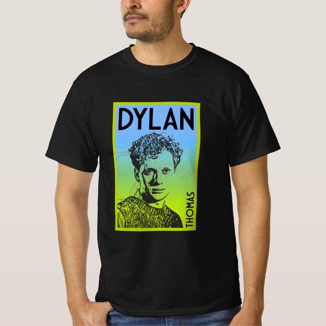 Camiseta Dylan Thomas Welsh Poet (Frente)