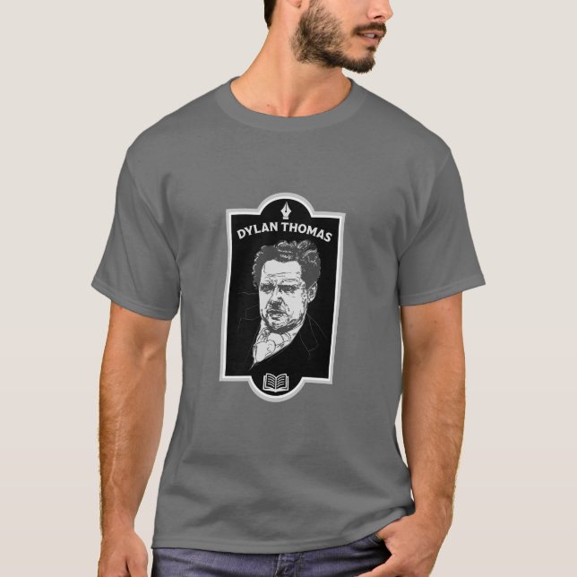 Camiseta Dylan Thomas Welsh Poet (Frente)