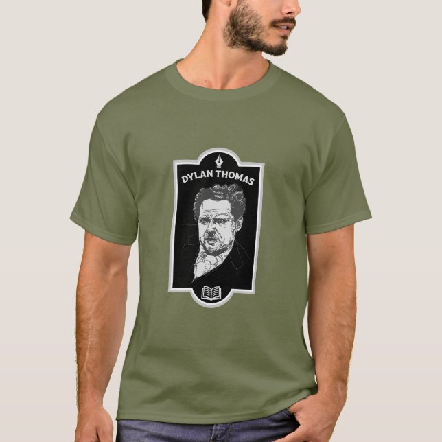 Camiseta Dylan Thomas Welsh Poet (Frente)