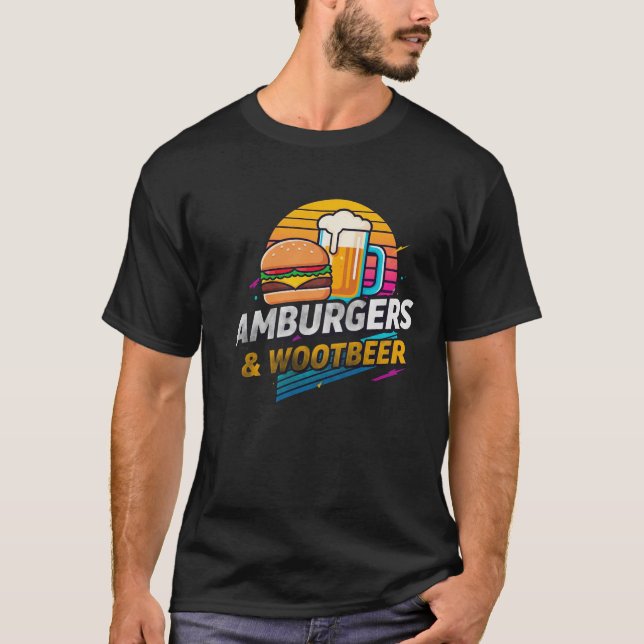 Camiseta Dynamic Burger & Wootbeer Logo (Frente)