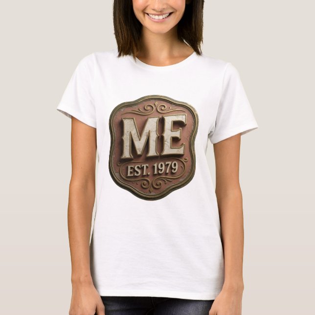 Camiseta Dynamic Gold ME EST 1979 Design Personalizado (Frente)