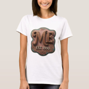 Camiseta Dynamic Gold ME ESTABELECIDO EM 1990 Design Modern