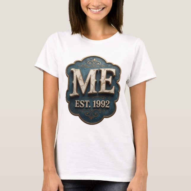 Camiseta Dynamic Gold ME ESTABELECIDO EM 1992 Design Modern (Frente)
