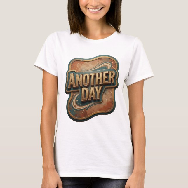 Camiseta Dynamic Gold OUTRO DIA Design Personalizado (Frente)