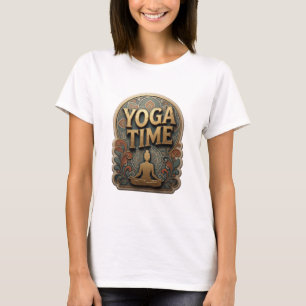 Camiseta Dynamic Gold YOGA TIME Statement