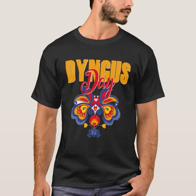Camiseta Dyngus Day Easter Polish Folk Floral Flowers Wife  (Frente)