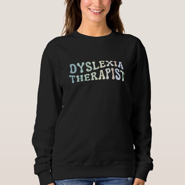 Camiseta Dyslexia Therapist Awareness Back To School  3 (Frente)