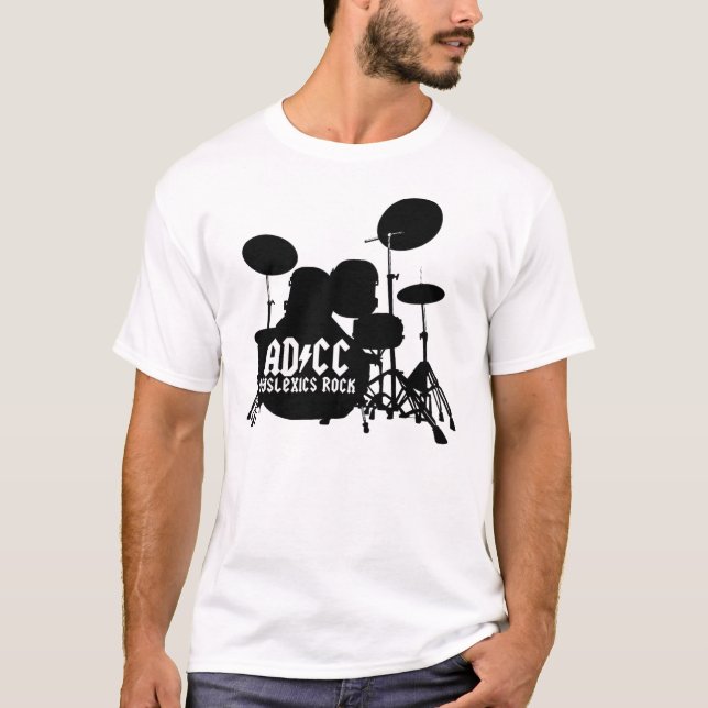 Camiseta Dyslexic engraçado (Frente)