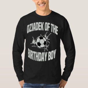 Camiseta Dziadek Da Festa De Bday Da Equipe De Futebol Birt