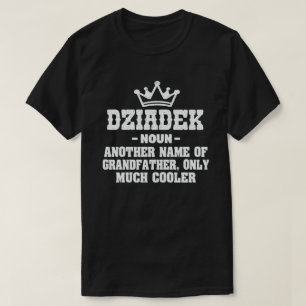 Camiseta Dziadek Definition Engraçado Significa Legal Ofer