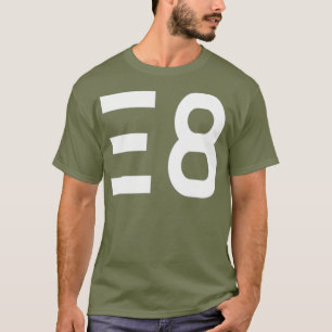 Camiseta E8 Simulação Teoria de Física Quântica Dimensões