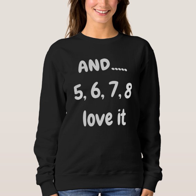 Camiseta E 5 6 7 8 Dançarinas De Linha De Amor (Frente)