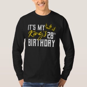 Camiseta É a 28ª Celebração do Dia da Festa de aniversário