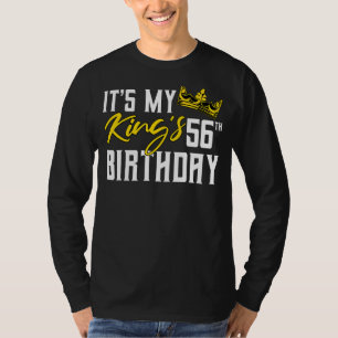 Camiseta É a 56ª Celebração do Dia da Festa de aniversário