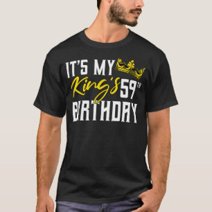 Camiseta É a 59ª Celebração do Dia da Festa de aniversário